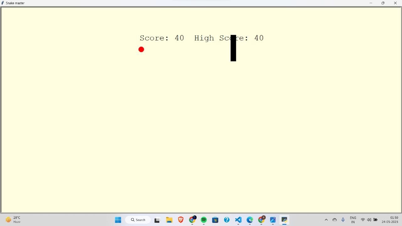 Snake Game Using Python